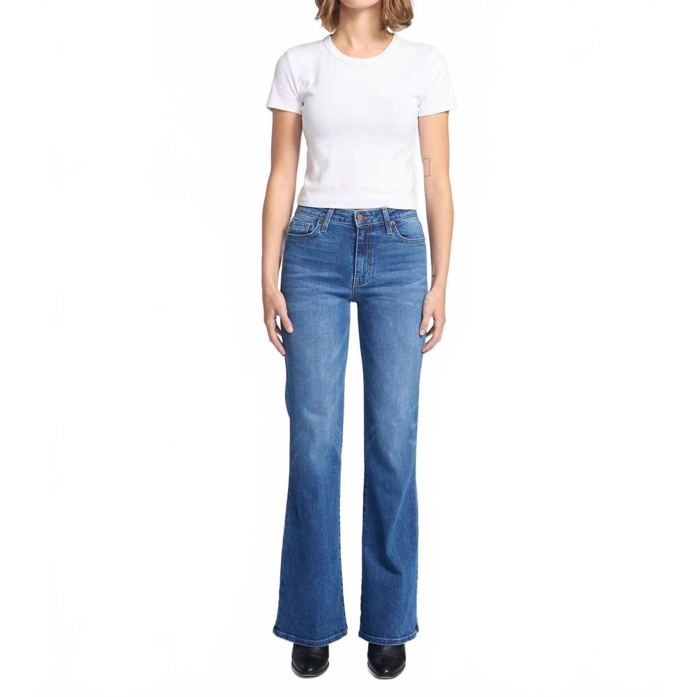 NEW LETTER TO JULIET giorgia wide leg flare jean in dark